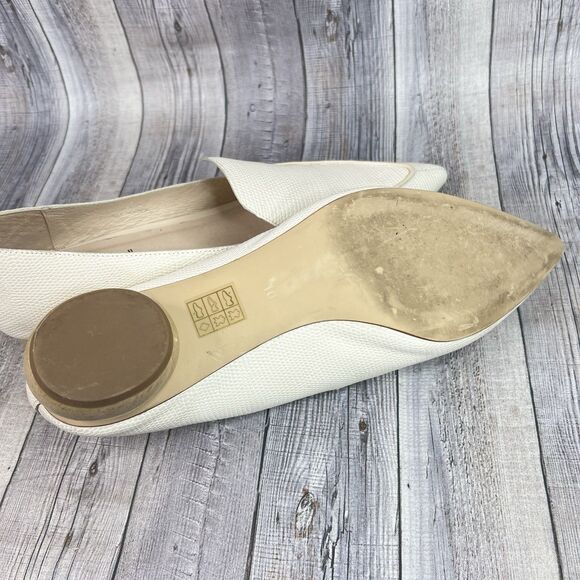 Jeffrey Campbell Viona Lizard Embossed Loafers Pointed Toe Sculpted Boho Heel 10 - Picture 10 of 12